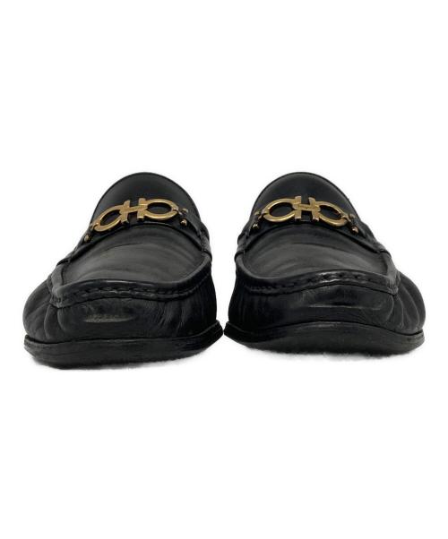 Salvatore Ferragamo（サルヴァトーレ フェラガモ）Salvatore Ferragamo (サルヴァトーレ フェラガモ) ガンチーニローファー ブラック サイズ:9の古着・服飾アイテム