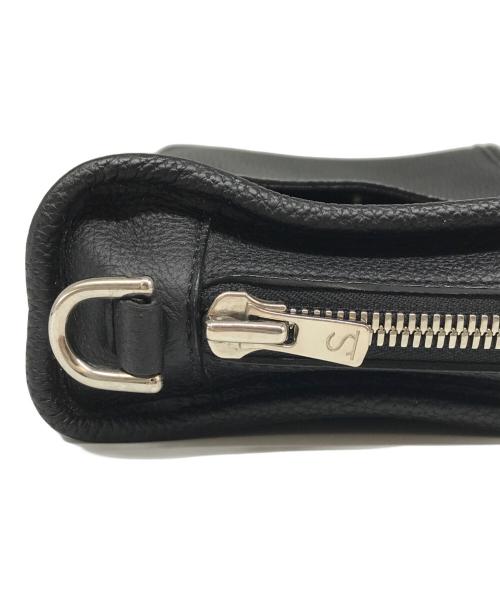 WILDSWANS（ワイルドスワンズ）WILDSWANS (ワイルドスワンズ) SOLONショルダーバッグ ブラックの古着・服飾アイテム