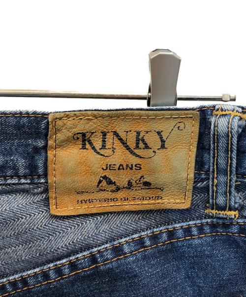 Hysteric Glamour（ヒステリックグラマー）Hysteric Glamour (ヒステリックグラマー) ツギハギデニムパンツ インディゴ サイズ:Lの古着・服飾アイテム