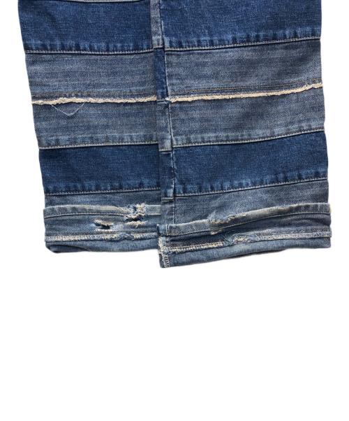 Hysteric Glamour（ヒステリックグラマー）Hysteric Glamour (ヒステリックグラマー) ツギハギデニムパンツ インディゴ サイズ:Lの古着・服飾アイテム