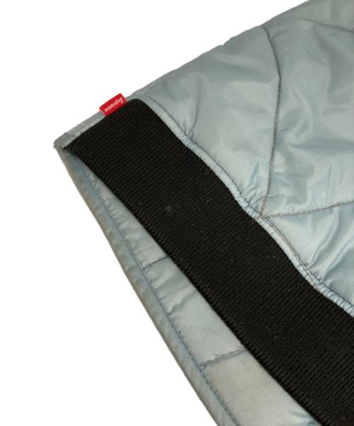 SUPREME（シュプリーム）SUPREME (シュプリーム) スパイダーウェブキルテッドワークジャケット ブルー サイズ:Ⅿの古着・服飾アイテム