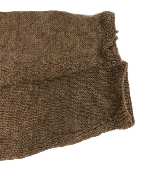 SEEALL（シーオール）SEEALL (シーオール) シルクブレンドタートルネックニット ブラウン サイズ:1の古着・服飾アイテム