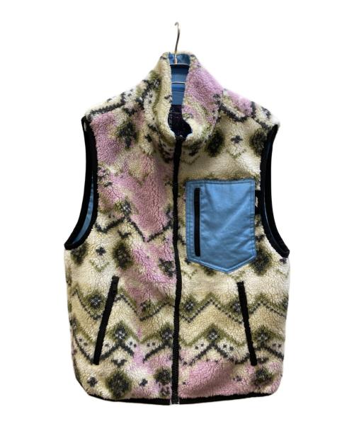 MSGM（エムエスジーエム）MSGM (エムエスジーエム) ボアベスト ホワイト サイズ:46の古着・服飾アイテム