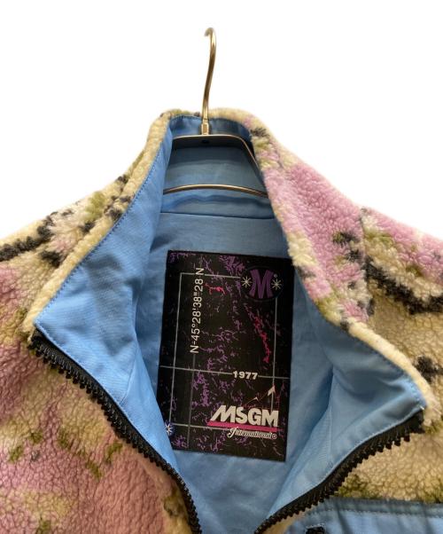 MSGM（エムエスジーエム）MSGM (エムエスジーエム) ボアベスト ホワイト サイズ:46の古着・服飾アイテム