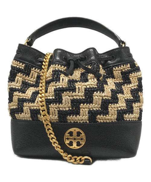 TORY BURCH（トリーバーチ）TORY BURCH (トリーバーチ) ミニバケットバッグ ブラックの古着・服飾アイテム