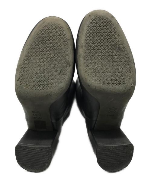 TORY BURCH（トリーバーチ）TORY BURCH (トリーバーチ) レザーロングブーツ ブラック サイズ:6 1/2の古着・服飾アイテム