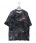 DIESEL（ディーゼル）の古着「総柄クルーネックTシャツ」｜ネイビー