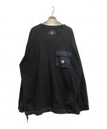 FREAK'S STORE×GUNG HO（フリークスストア×ガンホー）の古着「長袖カットソー」｜ブラック