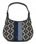 Kate Spadeケイトスペード）の古着「フラワーシャガード2Wayトートバッグ」｜ネイビー