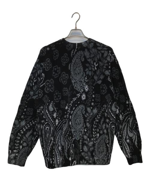 SUPREME（シュプリーム）SUPREME (シュプリーム) Printed Paisley Sweater ブラック サイズ:Lの古着・服飾アイテム