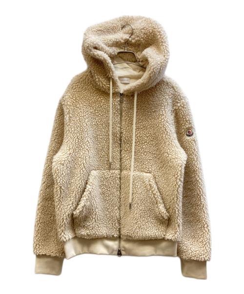 MONCLER（モンクレール）MONCLER (モンクレール) APERTA ボアブルゾン ベージュ サイズ:Ⅼの古着・服飾アイテム
