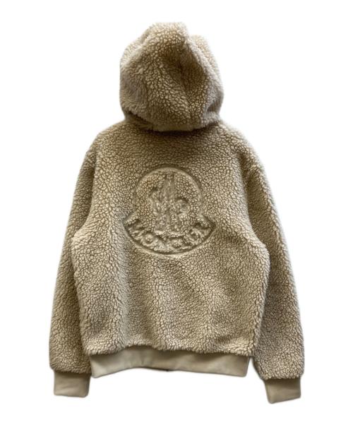 MONCLER（モンクレール）MONCLER (モンクレール) APERTA ボアブルゾン ベージュ サイズ:Ⅼの古着・服飾アイテム