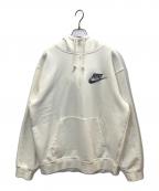 NIKE×SUPREMEナイキ×シュプリーム）の古着「Half Zip Hooded Sweatshirt」｜ホワイト