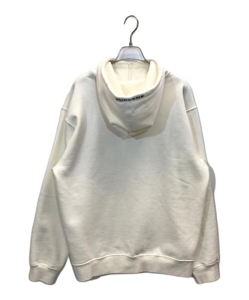 NIKE（ナイキ）NIKE (ナイキ) SUPREME (シュプリーム) Half Zip Hooded Sweatshirt ホワイト サイズ:Mの古着・服飾アイテム
