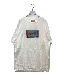 SUPREME（シュプリーム）の古着「Intarsia Label S/S Top」｜ホワイト