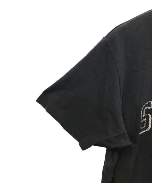 SUPREME（シュプリーム）Supreme (シュプリーム) Sketch Embroidered S/S Top ブラック サイズ:XXLの古着・服飾アイテム