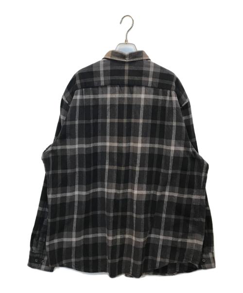 SUPREME（シュプリーム）Supreme (シュプリーム) Plaid Flannel Shirt ブラック サイズ:XXLの古着・服飾アイテム