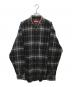 Supreme（シュプリーム）の古着「Plaid Flannel Shirt」｜ブラック