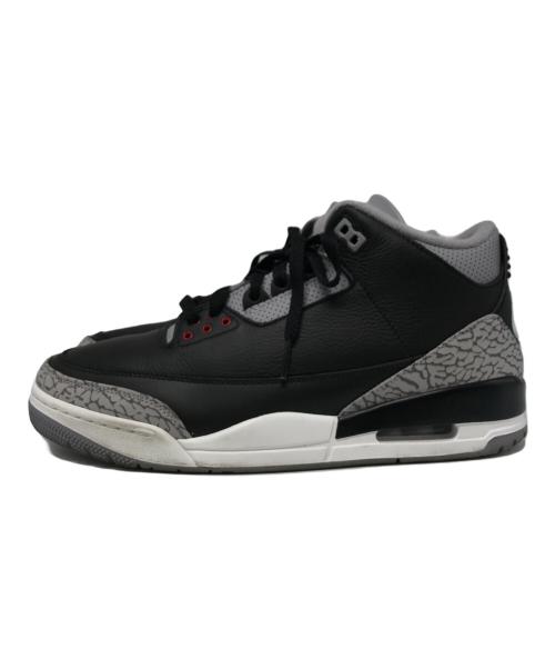 NIKE（ナイキ）NIKE (ナイキ) AIR JORDAN3 RETRO ブラック サイズ:28.5cmの古着・服飾アイテム