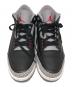 NIKE (ナイキ) AIR JORDAN3 RETRO ブラック サイズ:28.5cm：12000円