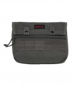 BRIEFINGブリーフィング）の古着「クラッチバッグ」｜グレー