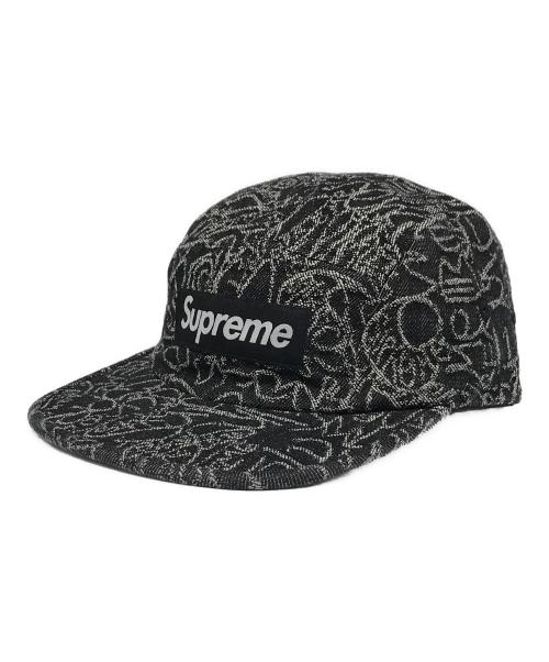 SUPREME（シュプリーム）Supreme (シュプリーム) Handwriting Denim Camp Cap ブラックの古着・服飾アイテム