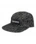 Supreme（シュプリーム）の古着「Handwriting Denim Camp Cap」｜ブラック