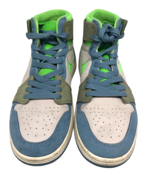 NIKE（ナイキ）NIKE (ナイキ) Air Jordan 1 Zoom CMFT 2 ブルー×グリーン サイズ:㎝ 25の古着・服飾アイテム