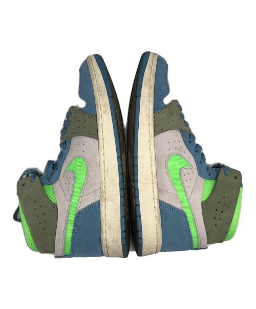 NIKE（ナイキ）NIKE (ナイキ) Air Jordan 1 Zoom CMFT 2 ブルー×グリーン サイズ:㎝ 25の古着・服飾アイテム