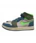 NIKE (ナイキ) Air Jordan 1 Zoom CMFT 2 ブルー×グリーン サイズ:㎝ 25：5000円