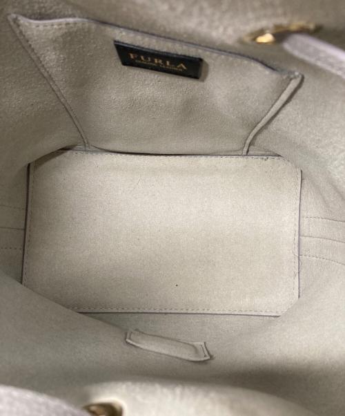 FURLA（フルラ）FURLA (フルラ) COSTANZA MINI DRAWSTRING グレーの古着・服飾アイテム