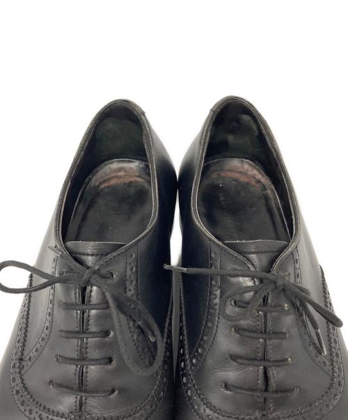 Edward Green（エドワードグリーン）Edward Green (エドワードグリーン) カドガンセミブローグシューズ ブラック サイズ:6の古着・服飾アイテム