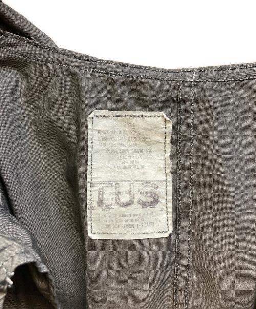 US ARMY（ユーエスアーミー）US ARMY (ユーエスアーミー) 黒染めスノーパーカー グレー サイズ:SMALLの古着・服飾アイテム