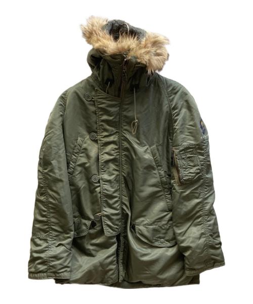 US ARMY（ユーエスアーミー）US ARMY (ユーエスアーミー) N-3Bフライトジャケット オリーブ サイズ:MEDIUMの古着・服飾アイテム