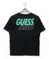 GUESS JEANS (ゲス ジーンズ) WIND AND SEA (ウィンダンシー) コラボロゴTシャツ ブラック サイズ:L：5000円
