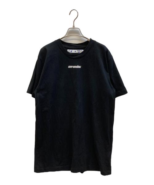 OFFWHITE（オフホワイト）OFFWHITE (オフホワイト) ロゴTシャツ ブラック サイズ:Lの古着・服飾アイテム
