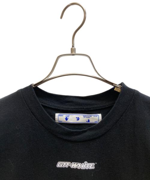 OFFWHITE（オフホワイト）OFFWHITE (オフホワイト) ロゴTシャツ ブラック サイズ:Lの古着・服飾アイテム
