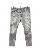 DSQUARED2ディースクエアード）の古着「Wash Skater Jeans」｜グレー
