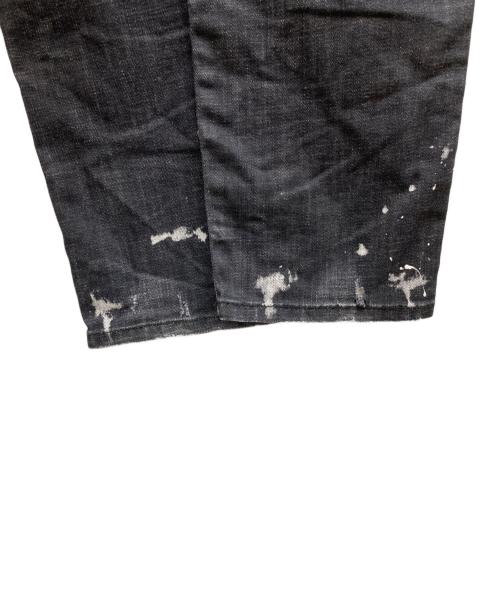DSQUARED2（ディースクエアード）DSQUARED2 (ディースクエアード) BLACK PIONER WASH SKATER JEANS ブラック サイズ:50の古着・服飾アイテム