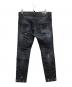 DSQUARED2 (ディースクエアード) BLACK PIONER WASH SKATER JEANS ブラック サイズ:50：31000円