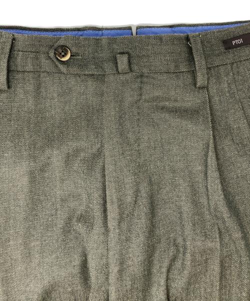 BEAMS F（ビームスエフ）BEAMS F (ビームスエフ) PT01 (ピーティーゼロウーノ) スラックス グリーン サイズ:46の古着・服飾アイテム