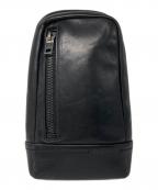 BALLYバリー）の古着「レザーボディーバッグ」｜ブラック