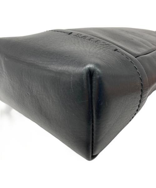 BALLY（バリー）BALLY (バリー) レザーボディーバッグ ブラックの古着・服飾アイテム