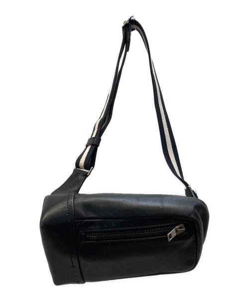 BALLY（バリー）BALLY (バリー) レザーボディーバッグ ブラックの古着・服飾アイテム