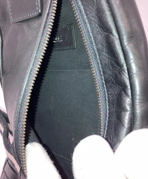 BALLY（バリー）BALLY (バリー) レザーボディーバッグ ブラックの古着・服飾アイテム