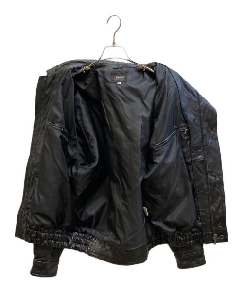 pierucci（ピエルッチ）pierucci (ピエルッチ) シープレザージャケット ブラック サイズ:Mの古着・服飾アイテム