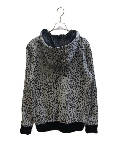 MARK&LONA（マークアンドロナ）MARK&LONA (マークアンドロナ) レオパードジップアップジャケット グレー サイズ:Lの古着・服飾アイテム