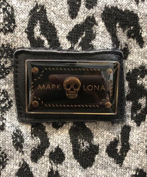 MARK&LONA（マークアンドロナ）MARK&LONA (マークアンドロナ) レオパードジップアップジャケット グレー サイズ:Lの古着・服飾アイテム