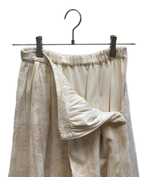 CLANE（クラネ）CLANE (クラネ) FLOWER JACQUARD SET UP ベージュ サイズ:Fの古着・服飾アイテム