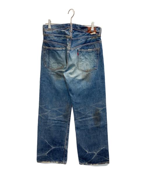 anachronorm（アナクロノーム）anachronorm (アナクロノーム) 加工デニムパンツ インディゴ サイズ:W32の古着・服飾アイテム